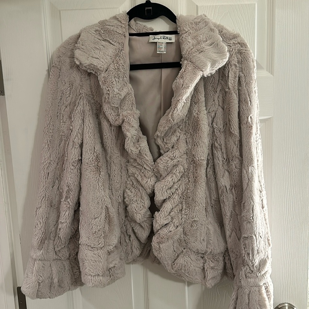 Joseph Ribkoff Faux Fur Jacket
